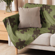 Eastern Bloc Classic Amoeba Spot Heritage CAMO Sherpa Blanket
