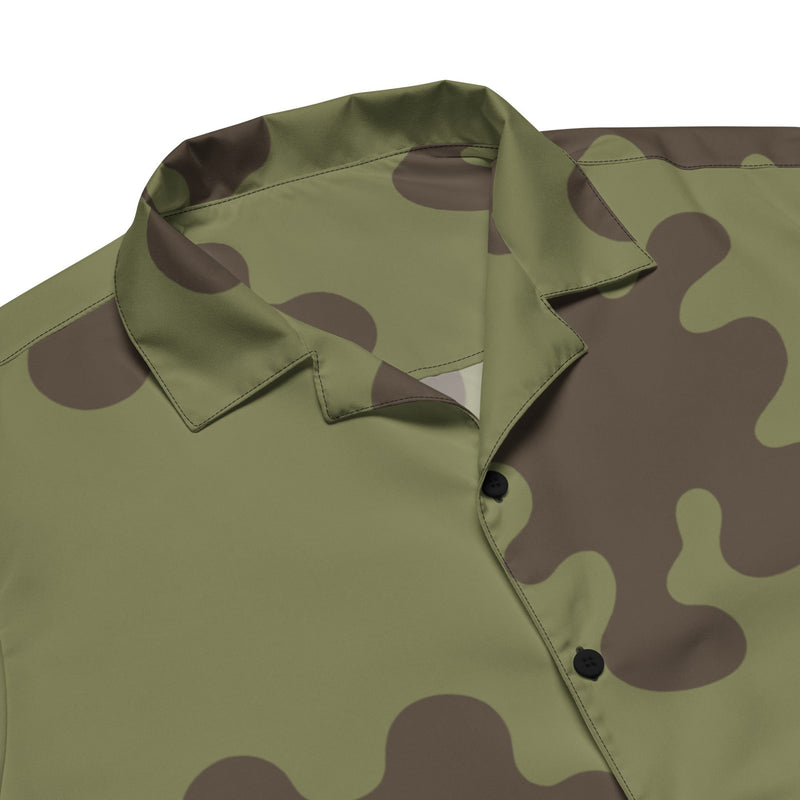 Eastern Bloc Classic Amoeba Spot Heritage CAMO Unisex Short-Sleeve Button Shirt - Button-Up