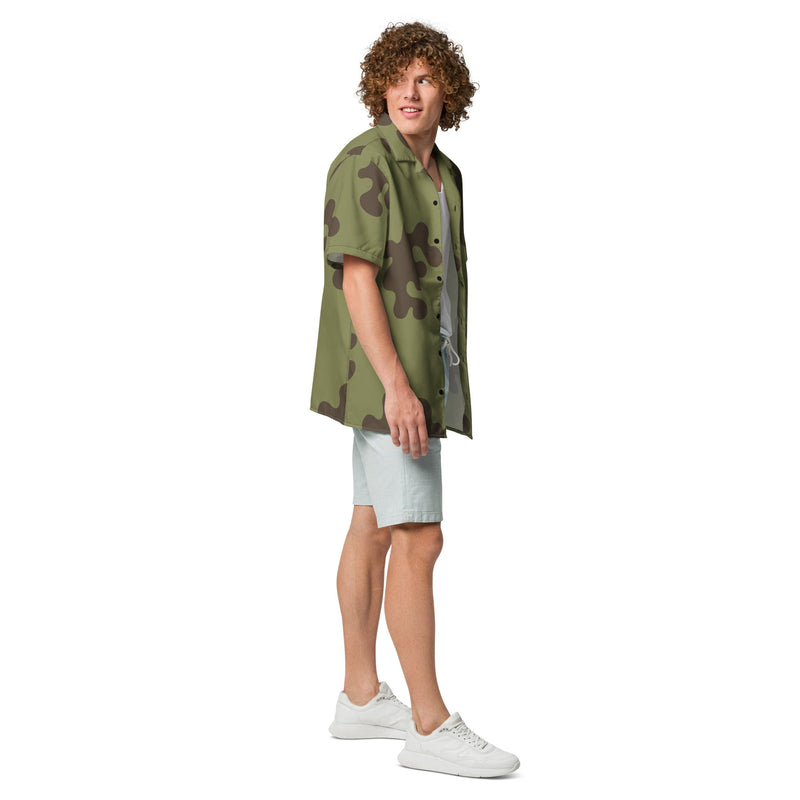 Eastern Bloc Classic Amoeba Spot Heritage CAMO Unisex Short-Sleeve Button Shirt - Button-Up