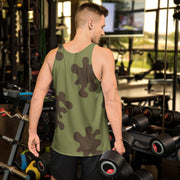 Eastern Bloc Classic Amoeba Spot Heritage CAMO Unisex Tank Top - Shirt