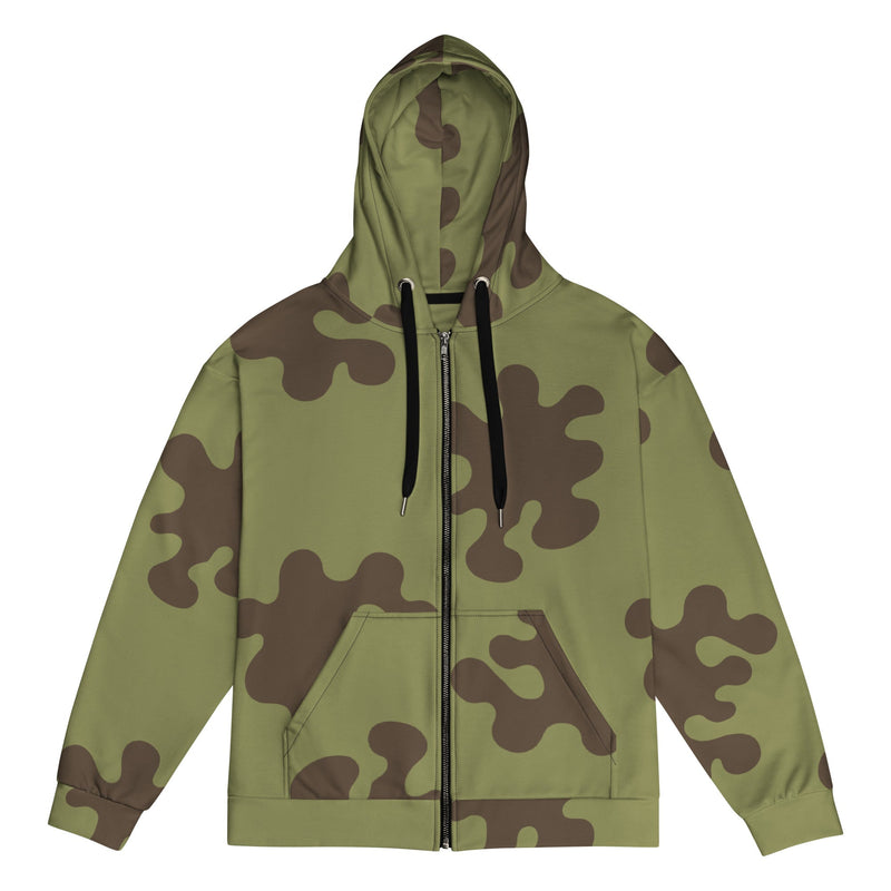 Eastern Bloc Classic Amoeba Spot Heritage CAMO Unisex Zip Hoodie - 2XS