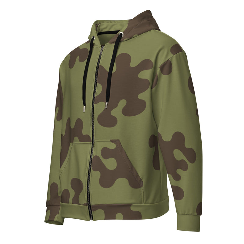 Eastern Bloc Classic Amoeba Spot Heritage CAMO Unisex Zip Hoodie