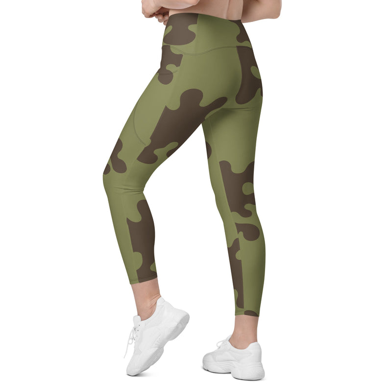 Eastern Bloc Classic Amoeba Spot Heritage CAMO Womens Leggings with Pockets - Women