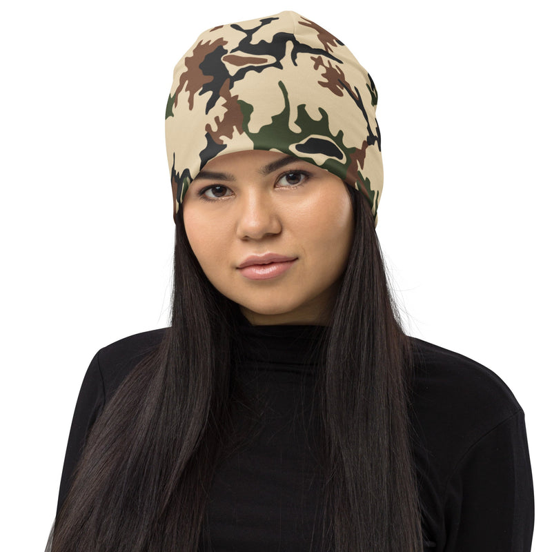 Scrambled Eggs Desert CAMO Beanie - Head