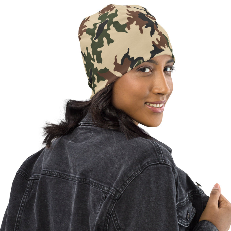 Scrambled Eggs Desert CAMO Beanie - Head