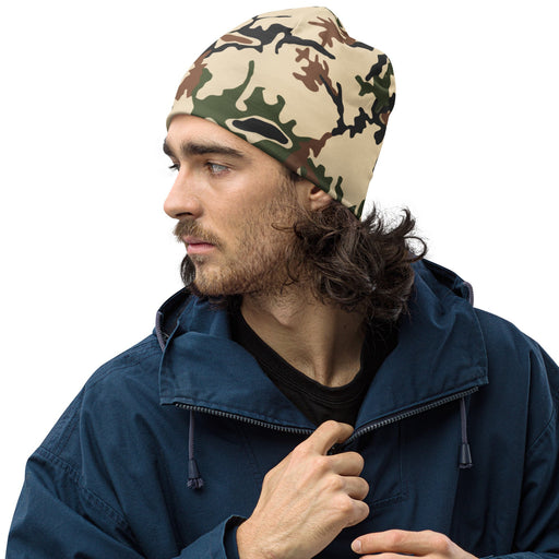 Scrambled Eggs Desert CAMO Beanie - S - Head