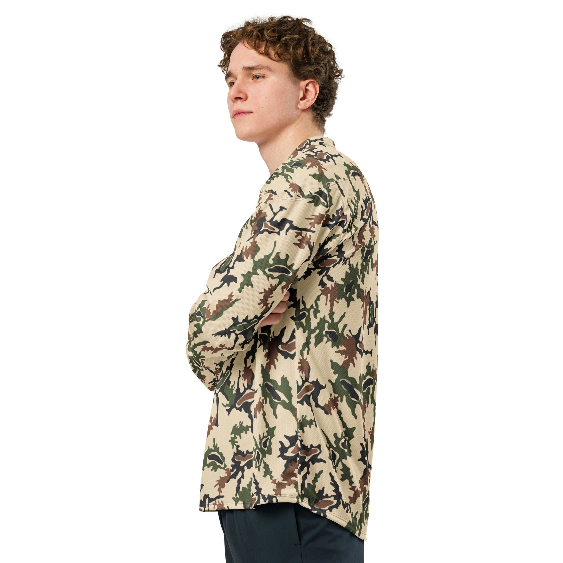 Egyptian Scrambled Eggs Desert CAMO Unisex Hockey Fan Jersey - 2XS