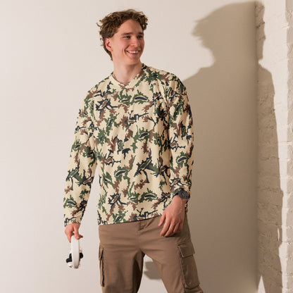 Egyptian Scrambled Eggs Desert CAMO Unisex Hockey Fan Jersey