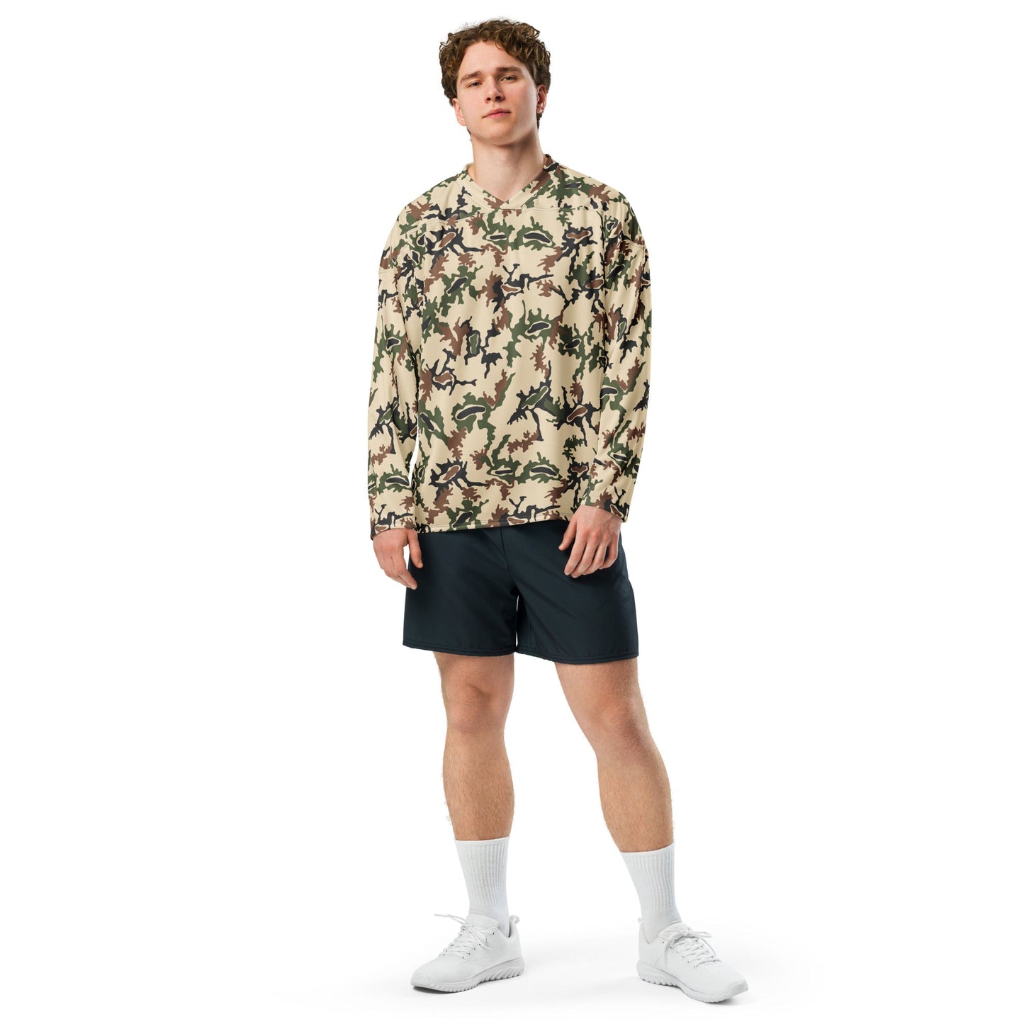 Egyptian Scrambled Eggs Desert CAMO Unisex Hockey Fan Jersey