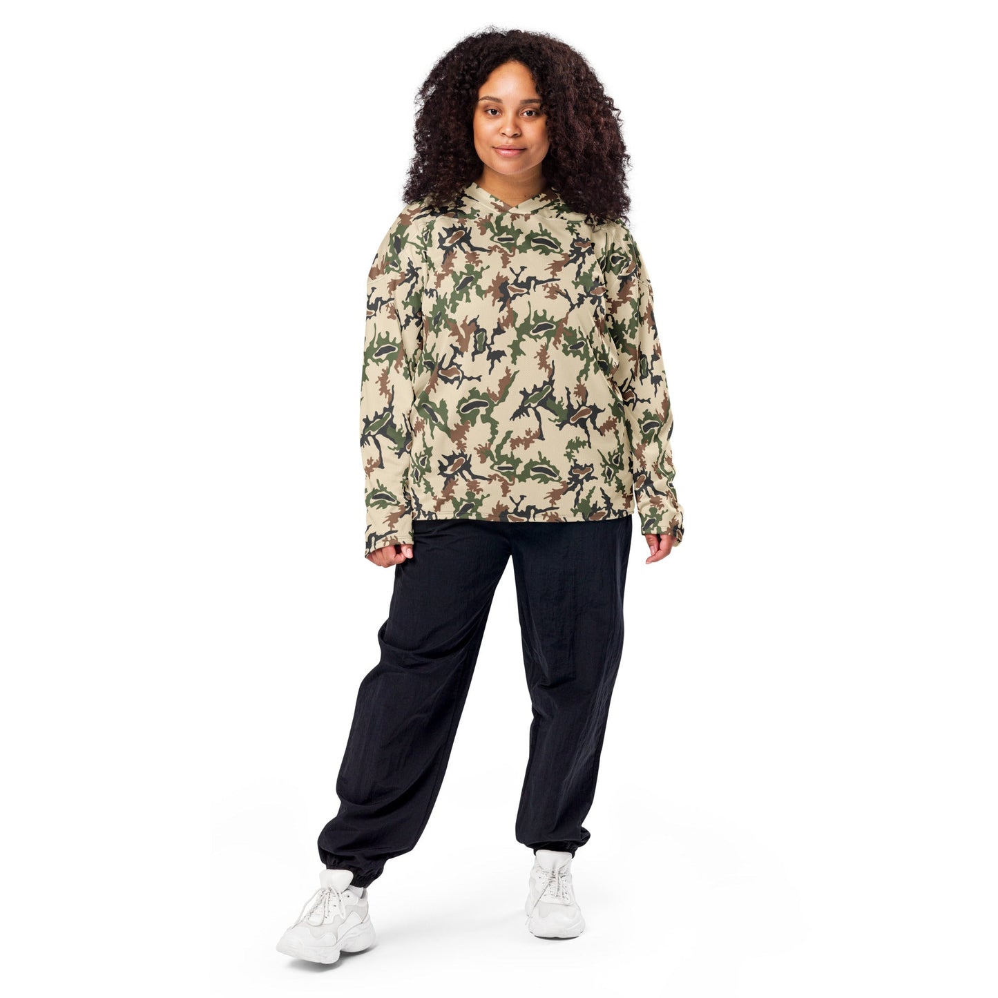 Egyptian Scrambled Eggs Desert CAMO Unisex Hockey Fan Jersey