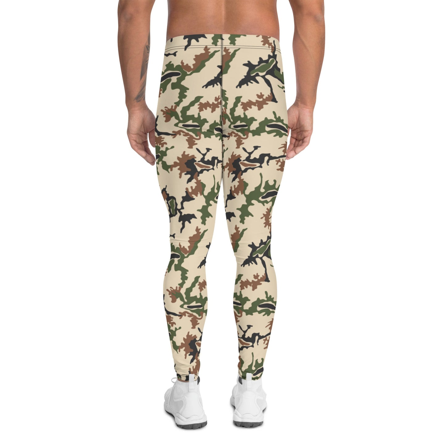 Egyptian Scrambled Eggs Desert CAMO Mens Leggings