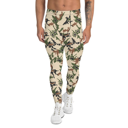 Egyptian Scrambled Eggs Desert CAMO Mens Leggings - XS