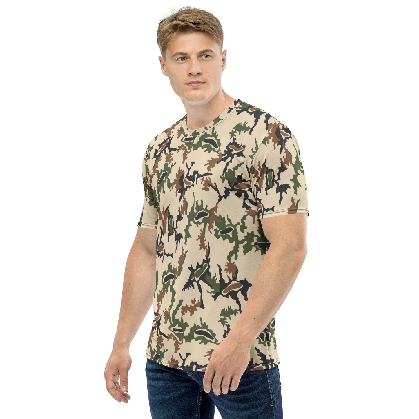 Egyptian Scrambled Eggs Desert CAMO Mens T-shirt - T-Shirts