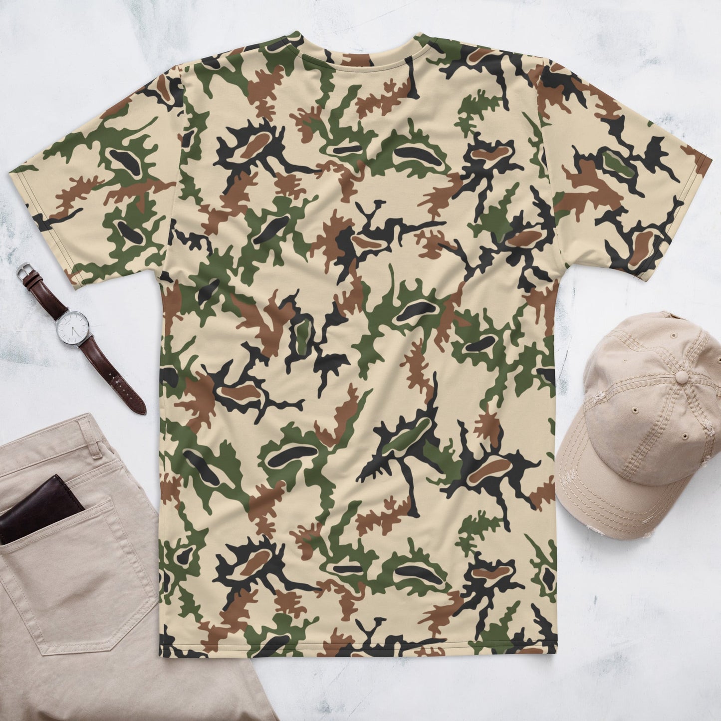 Egyptian Scrambled Eggs Desert CAMO Mens T-shirt - T-Shirts