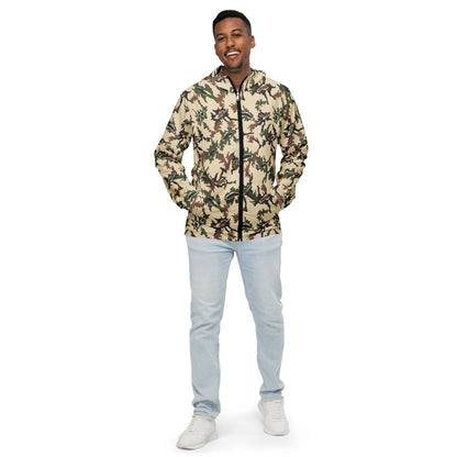 Egyptian Scrambled Eggs Desert CAMO Men’s windbreaker - Mens Windbreaker