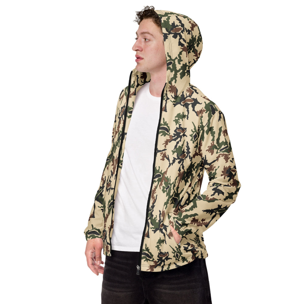 Egyptian Scrambled Eggs Desert CAMO Men’s windbreaker - XS - Mens Windbreaker