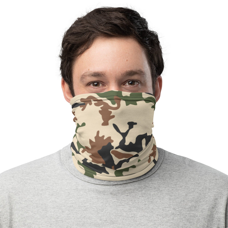 Scrambled Eggs Desert CAMO Neck Gaiter - Head