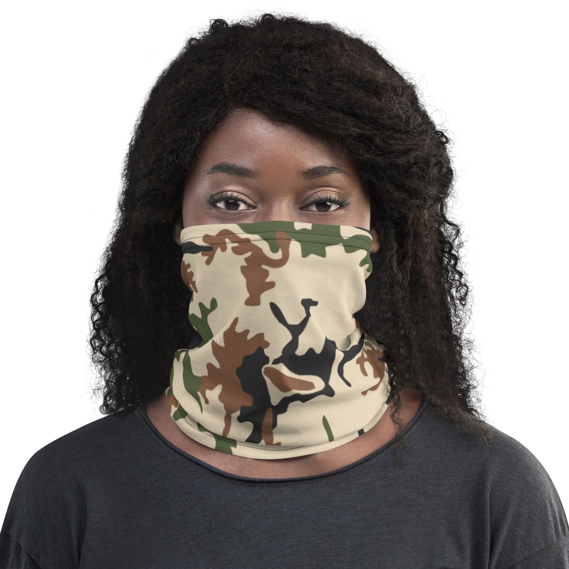 Egyptian Scrambled Eggs Desert CAMO Neck Gaiter Gaiters