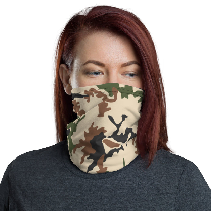 Scrambled Eggs Desert CAMO Neck Gaiter - Head