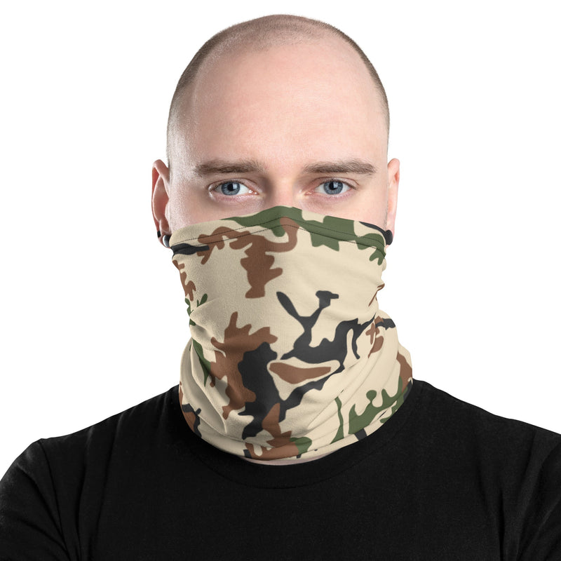 Scrambled Eggs Desert CAMO Neck Gaiter - Head