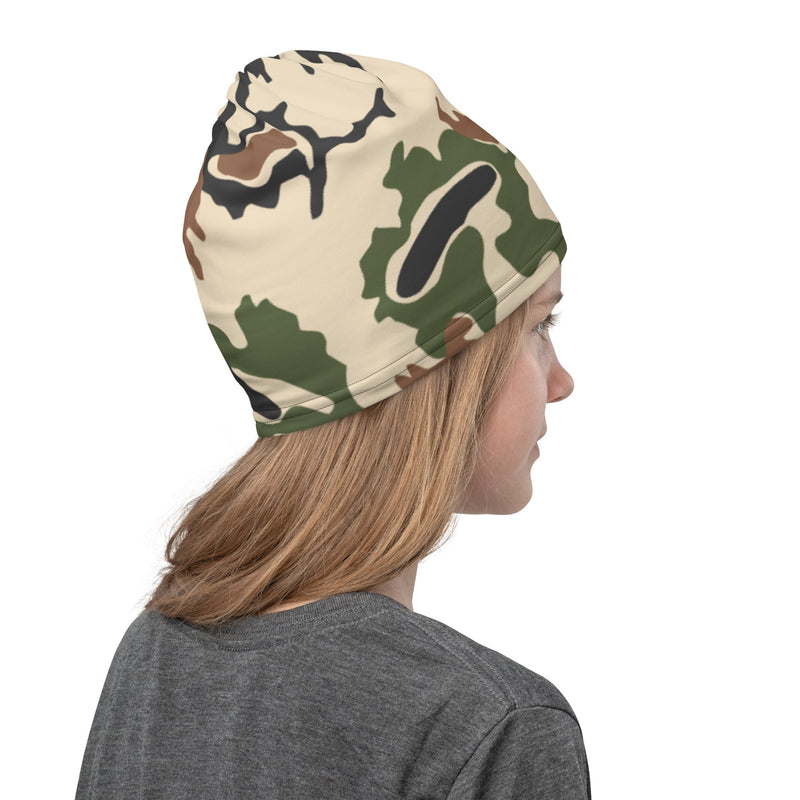 Scrambled Eggs Desert CAMO Neck Gaiter - Head