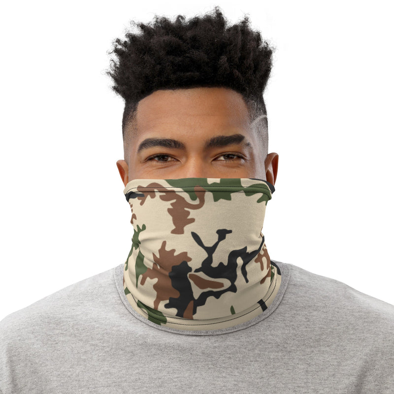 Scrambled Eggs Desert CAMO Neck Gaiter - Head