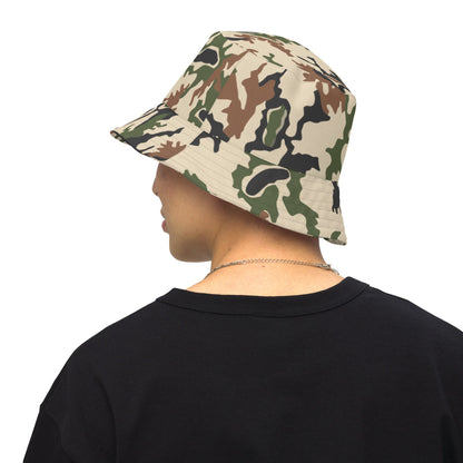 Egyptian Scrambled Eggs Desert CAMO Reversible bucket hat - S/M - Bucket Hats