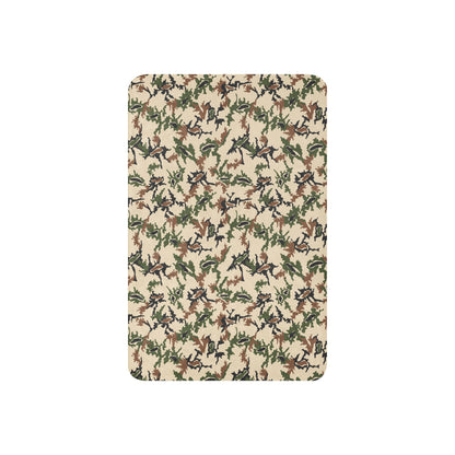 Egyptian Scrambled Eggs Desert CAMO Sherpa blanket - Blanket