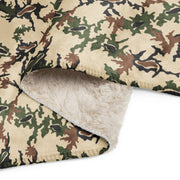 Scrambled Eggs Desert CAMO Sherpa Blanket