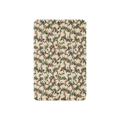 Egyptian Scrambled Eggs Desert CAMO Sherpa Blanket
