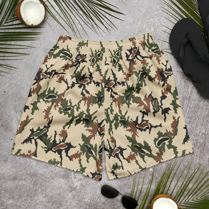 Egyptian Scrambled Eggs Desert CAMO Unisex Athletic Long Shorts