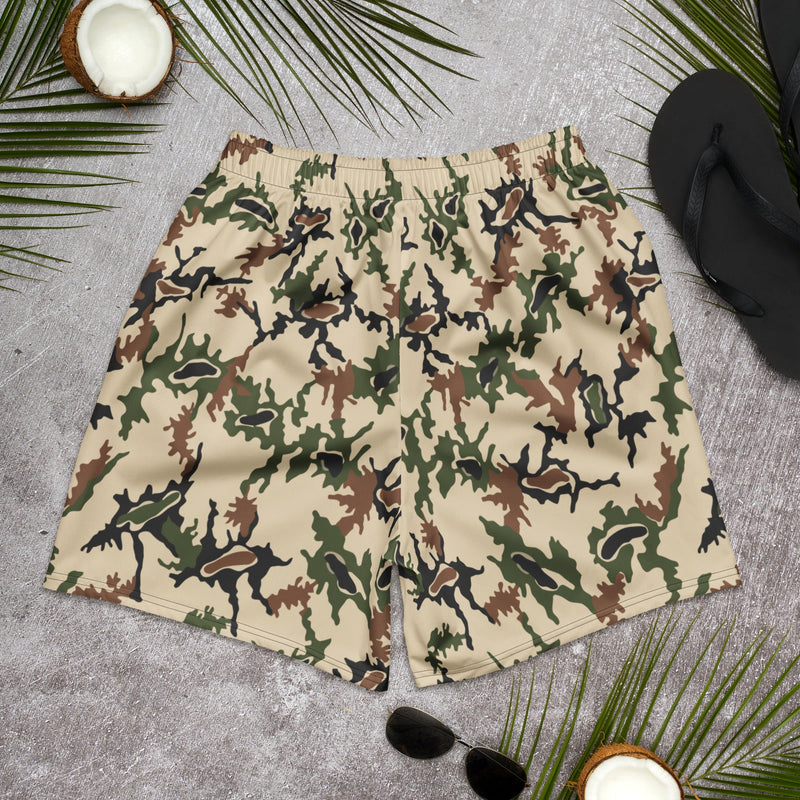Scrambled Eggs Desert CAMO Unisex Athletic Long Shorts