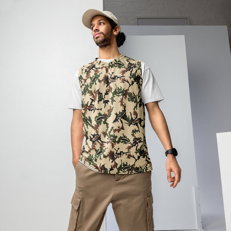 Scrambled Eggs Desert CAMO Unisex Basketball Jersey - 2XS