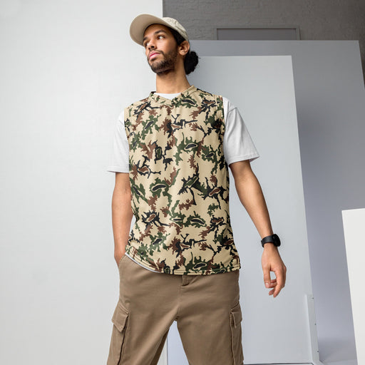 Scrambled Eggs Desert CAMO Unisex Basketball Jersey - 2XS