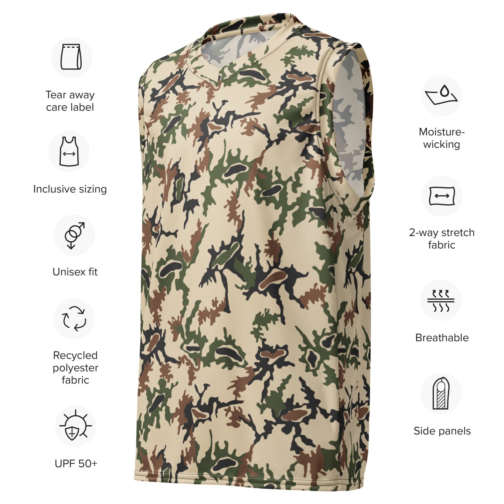 Egyptian Scrambled Eggs Desert CAMO unisex basketball jersey - Basketball Jerseys