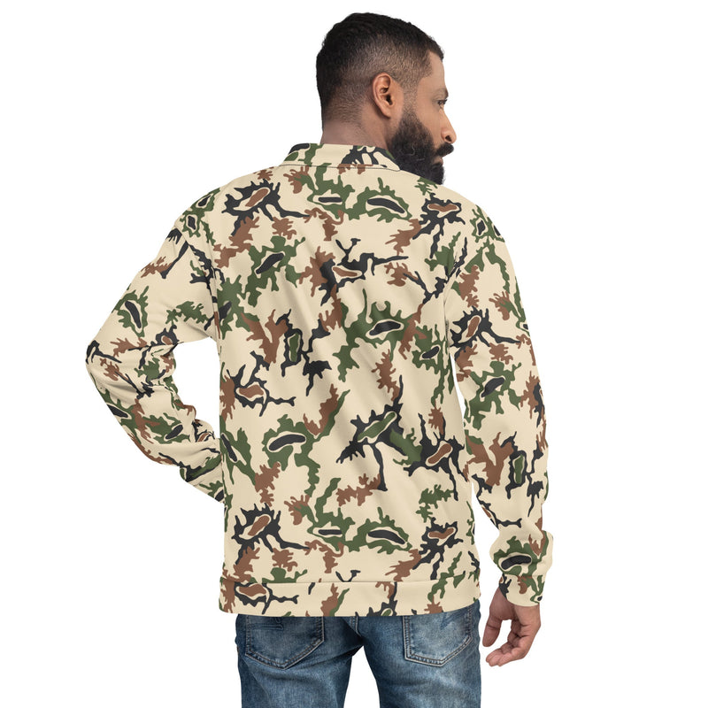 Scrambled Eggs Desert CAMO Unisex Bomber Jacket