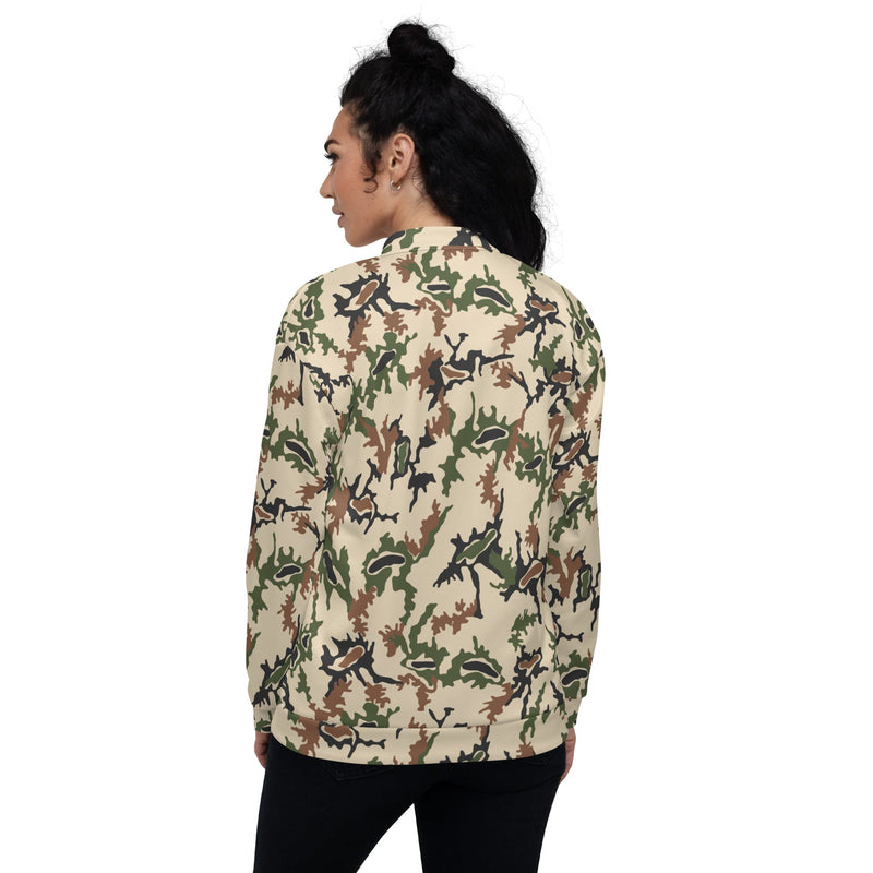 Scrambled Eggs Desert CAMO Unisex Bomber Jacket