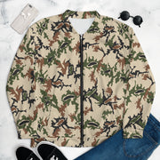 Scrambled Eggs Desert CAMO Unisex Bomber Jacket - XS