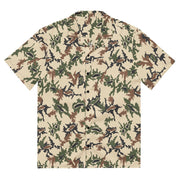 Scrambled Eggs Desert CAMO Unisex Short-Sleeve Button Shirt - 2XS - Button-Up