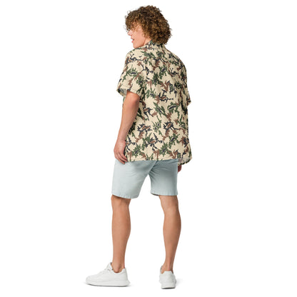 Egyptian Scrambled Eggs Desert CAMO Unisex button shirt - Button Shirts