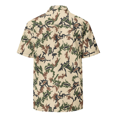 Egyptian Scrambled Eggs Desert CAMO Unisex button shirt - Button Shirt