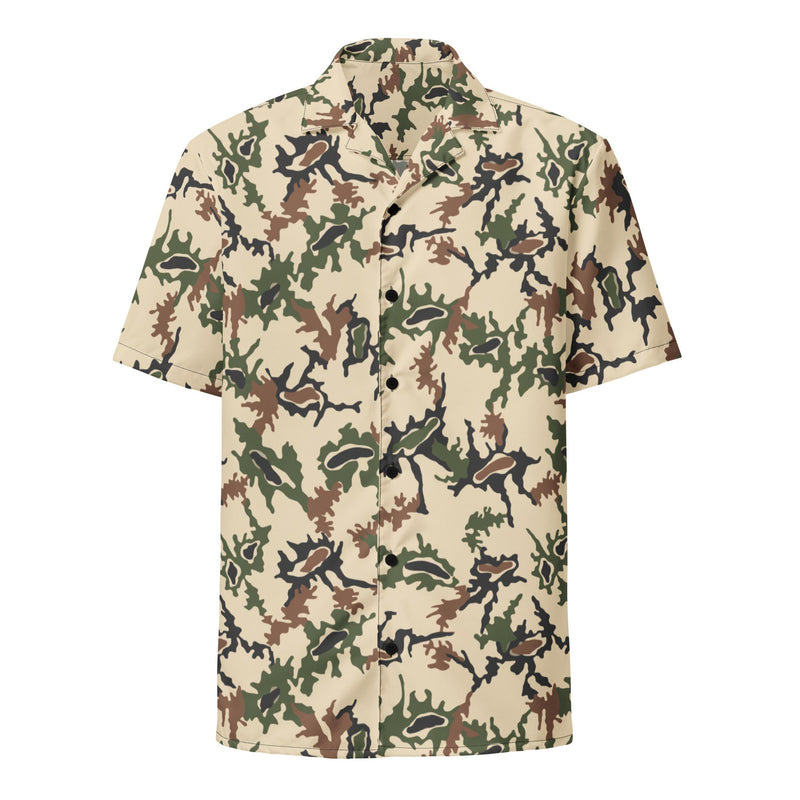 Scrambled Eggs Desert CAMO Unisex Short-Sleeve Button Shirt - Button-Up