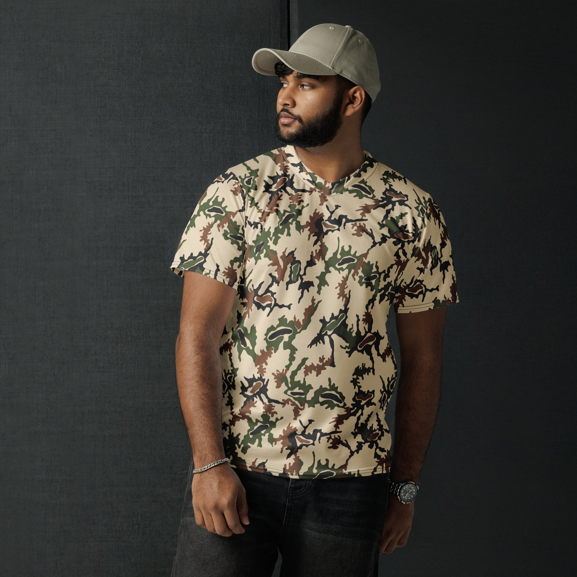 Egyptian Scrambled Eggs Desert CAMO unisex sports jersey - Sports Jerseys