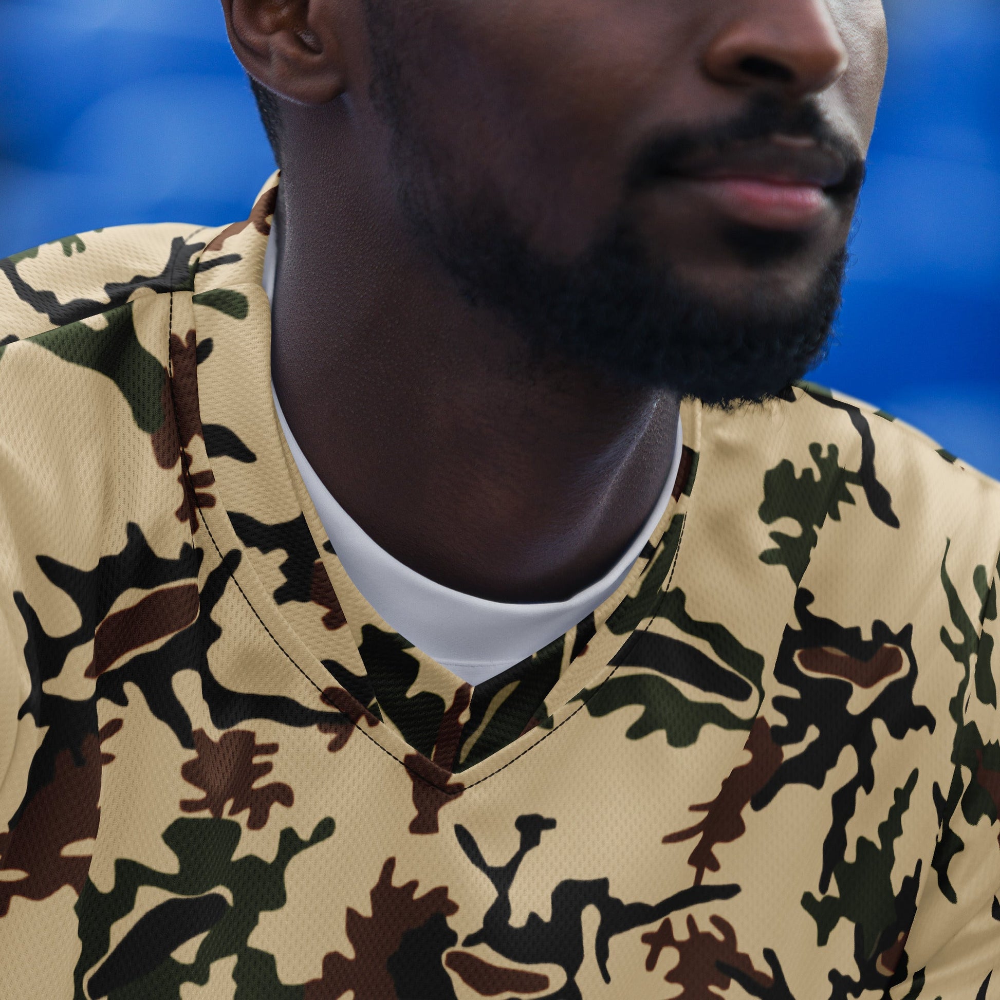 Egyptian Scrambled Eggs Desert CAMO unisex sports jersey - Sports Jerseys