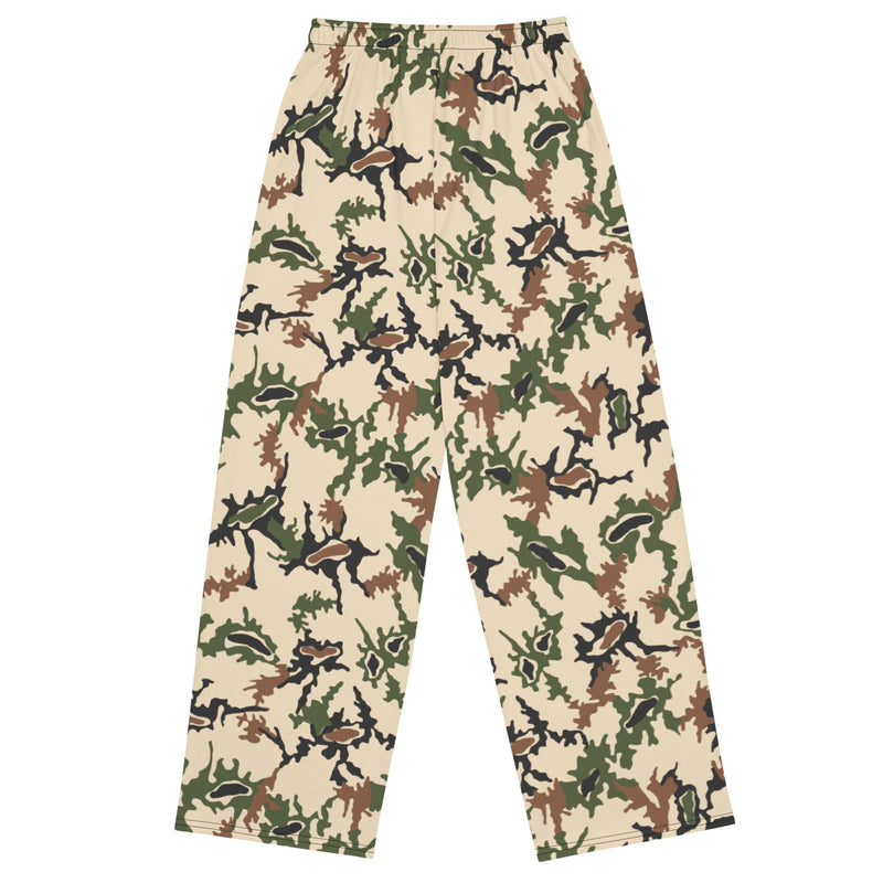 Scrambled Eggs Desert CAMO Unisex Wide-Leg Leisure Pants - Pant