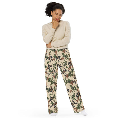 Egyptian Scrambled Eggs Desert CAMO unisex wide-leg pants - Wide-leg Pants