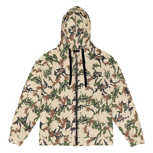 Egyptian Scrambled Eggs Desert CAMO Unisex zip hoodie - 2XS - Zip Hoodies