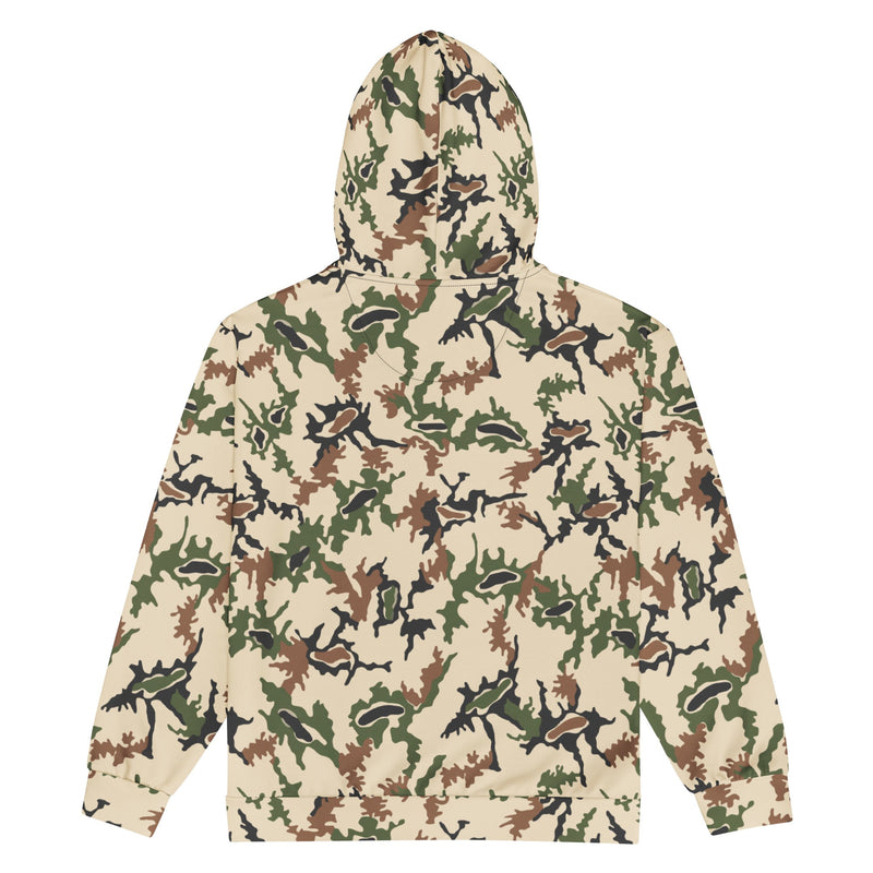 Scrambled Eggs Desert CAMO Unisex Zip Hoodie