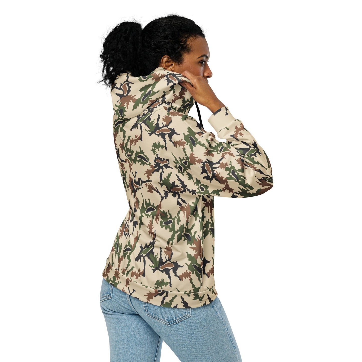 Egyptian Scrambled Eggs Desert CAMO Unisex Zip Hoodie