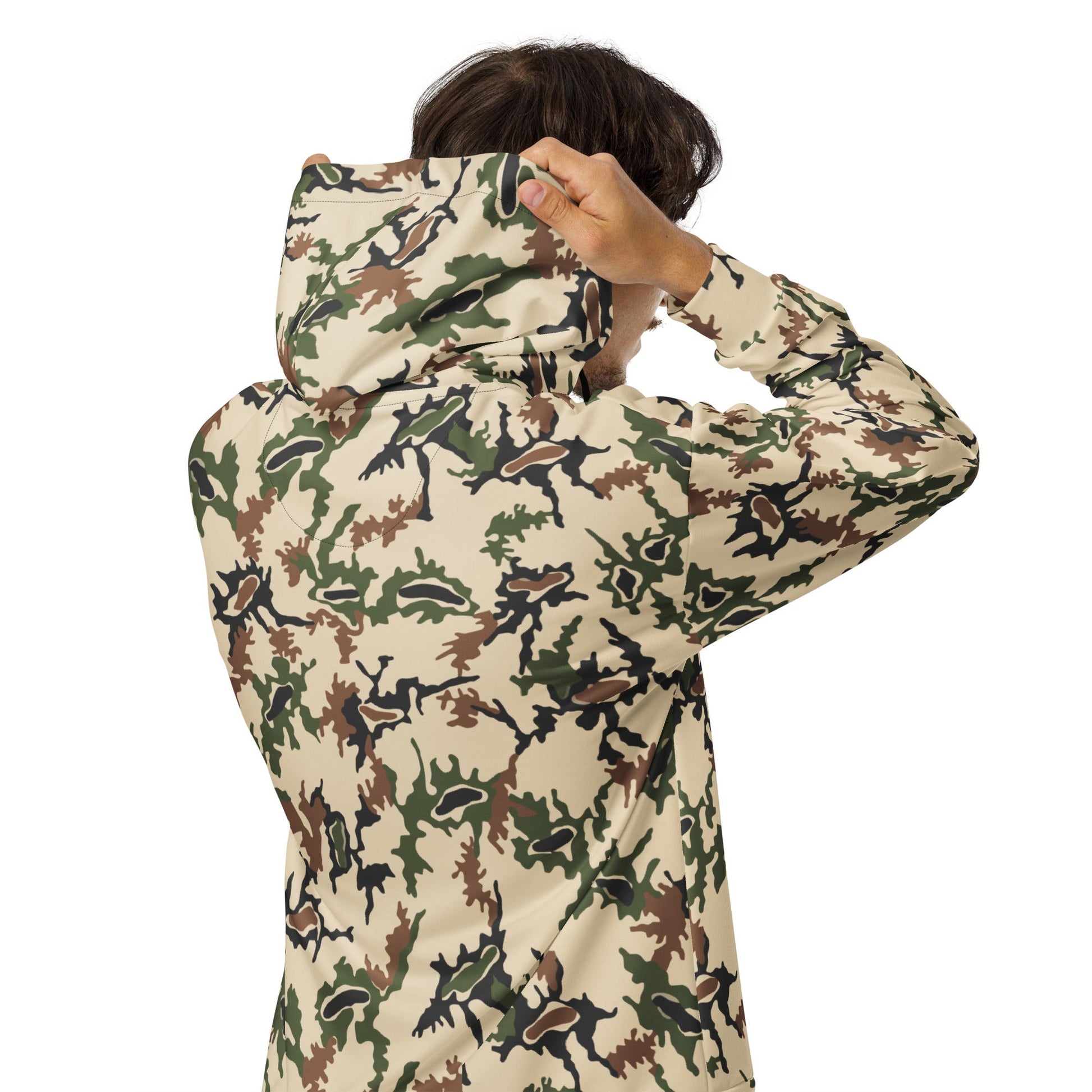 Egyptian Scrambled Eggs Desert CAMO Unisex Zip Hoodie
